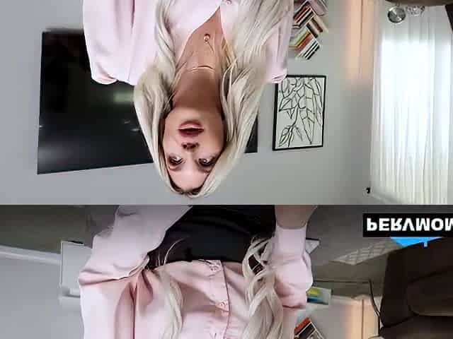 Stepson See His Stepmom Rubbing Her Pussy With Perv-mom