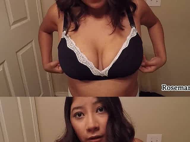 Measuring My Milky Mommy Tits Lactation Squirting and Milk