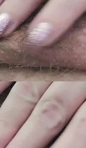 Playing with My Hairy Tight Pussy