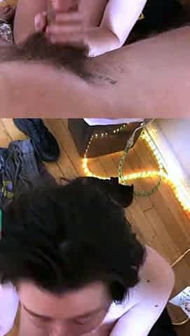 Hot amateur teen blowjob and facial HD video
