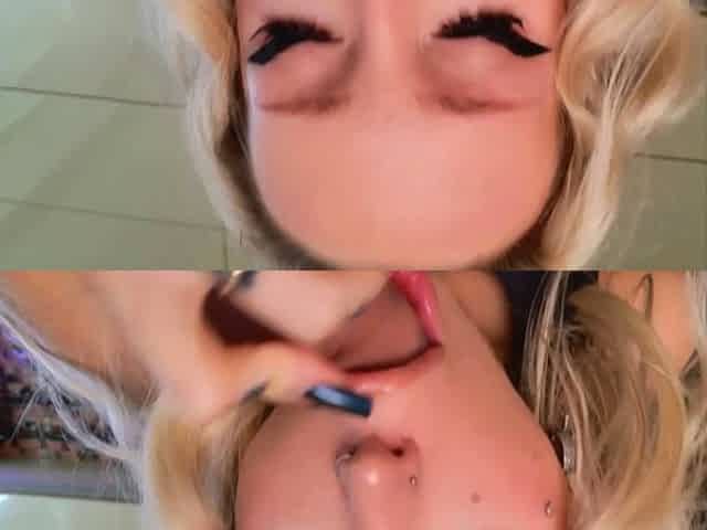 Hot Blonde Babe Solo Masturbation