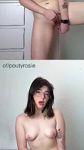 Poutyrosee's constricted slick butt demands reckless deepthroat