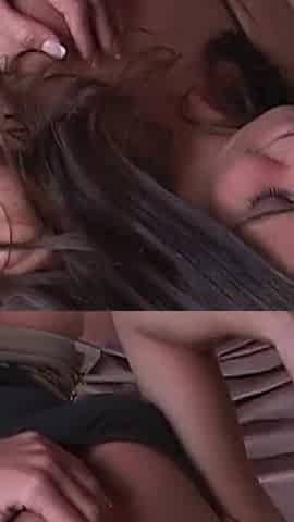 Best Handjob of Beautiful Brunette