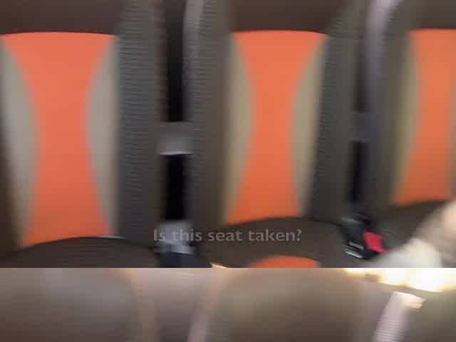 Mad Chap Takes Out His Dick On Public Bus - But Beauty Doesn't Lose Her Head And Helps Him Cum