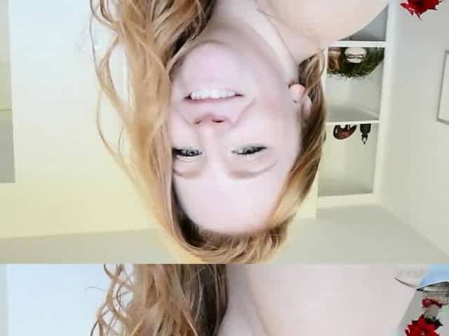 Juicy rehead Lucy Foxx fingers hairy pussy