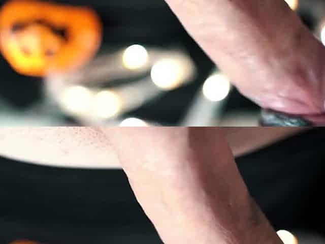 Halloween Blowjob - Teen Gets Mouthful of Cum