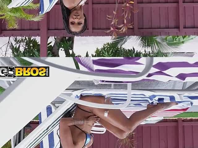 BANGBROS - Cali Sweets Gets Oiled Up By Damion Dayski Previous to Sucking And Riding His Huge Weenie