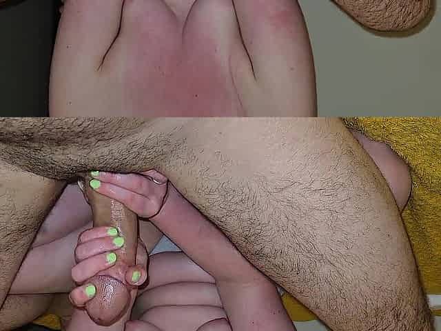 1st time sucking mu stepbrothers large hard dick