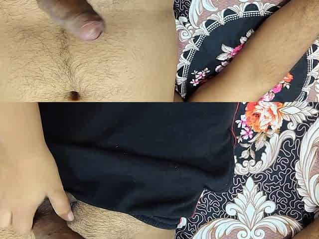 Lily Give Her Step Stepbrother an Blowjob Deep Throat and Handjob and Eat His Cum