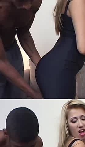 Natalia Lemos: Blonde, Amazing Ass, Fucked by a Big Black Cock