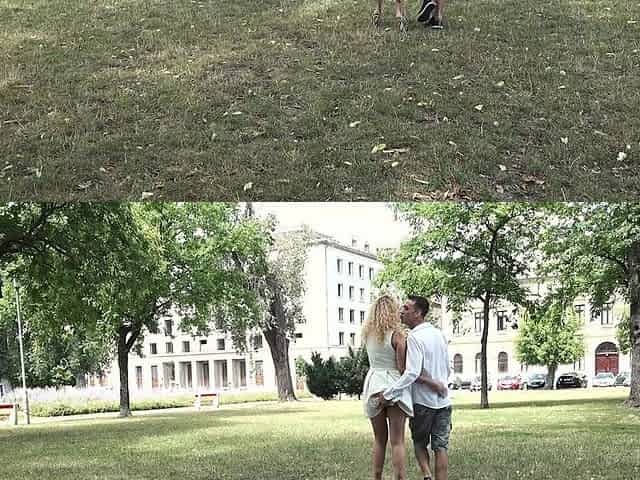 Sex Trainer Blonde Gets Wild Threesome Pound