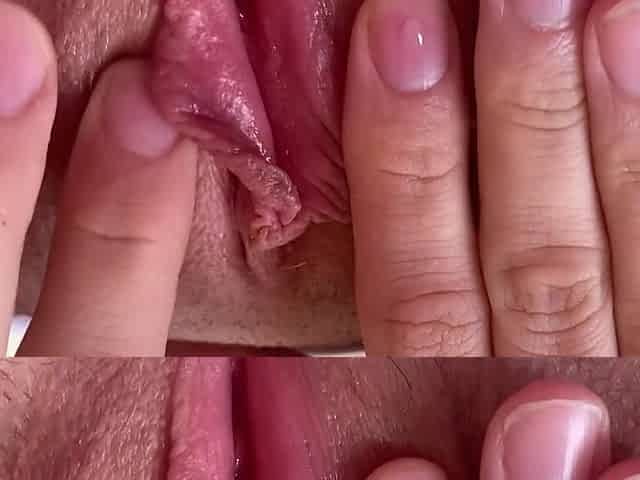 Virgin constricted twat fingering