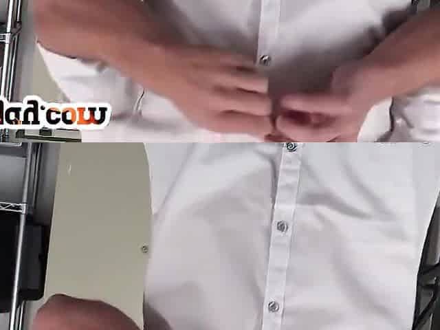 Ir Bottom Stud Bbc Anally Drilled In Office By Black Hunk