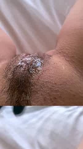 Hairy amateur solo toy fuck