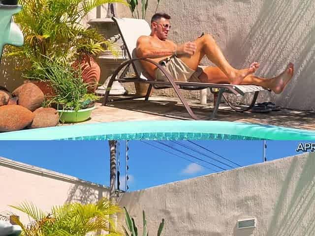 Pool Day and They Fuck Me From My Dirty Ass to My Mouth, Cum on My Face, so Much Load!! I Swallow