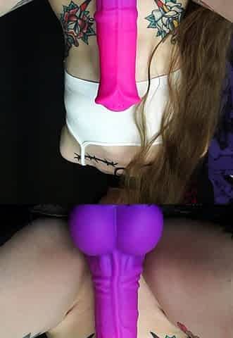 Beautiful Sonya having a horny solo toy masturbation
