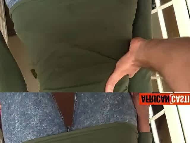 Nifty Butt Ebony Chick Bounces On Biggest Penis In Fake Try-out
