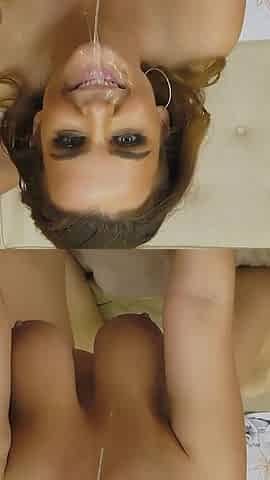 Ball Sucking Sloppy Wet Blowjob and Tit Fuck for Cum on Natasha Nice Bouncy Tits!