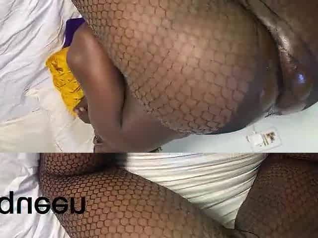 Screw my large booty Black step mamma on her period