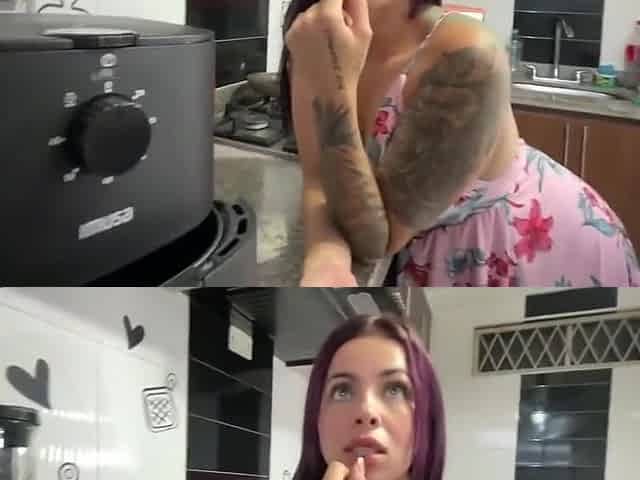 Fuck My Neigthbor On Top Of Kitchen