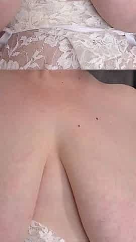 What Bra Would You Like to See Me in at the Christmas Party? Gorgeous Big Tits, Close-up.