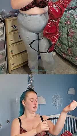 Honour Raiment Try-On Clip - Curvy Angel Tries On PVC