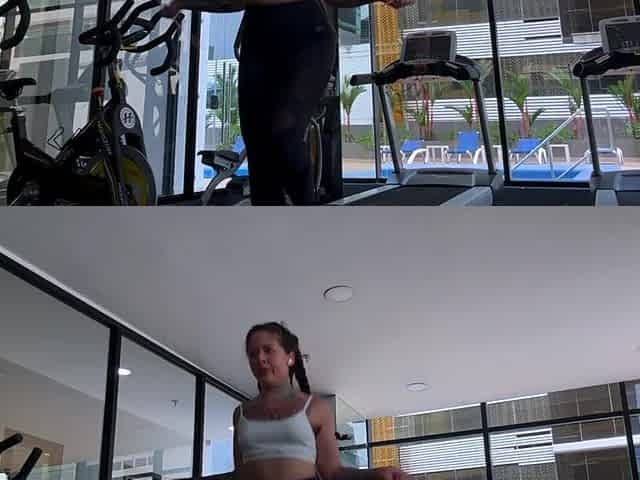 Smell my bawdy bush and my perspired booty after training