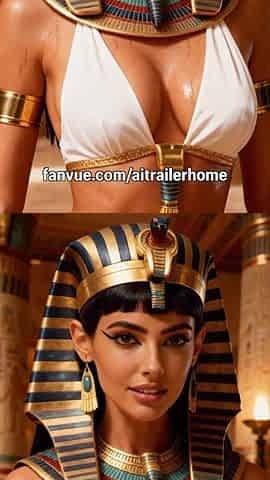 Queen Cleopatra Worships Your Schlong - POV Oral-sex, Wild Riding & Doggy, Huge Facial Explosion (AI Generated)
