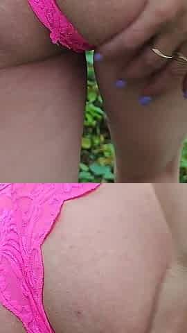 Pissing in Red Panties