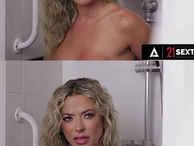 twenty one SEXTURY - Blond Lily Blossom Takes Palpitating Shlong Unfathomable in Taut Anus