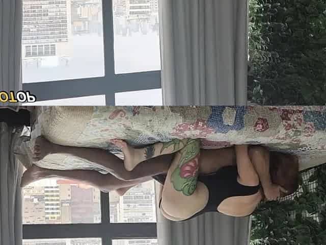 Lewd wench loves ebony penis