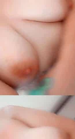 Amateur shower and masturbation