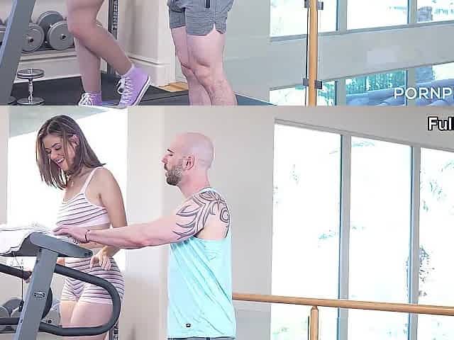 Riding Dong In The Gym Gives Me A Worthy Sweat!
