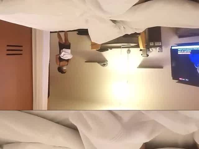 Hotel Maid is cleaning my room and jerking me off to Cum