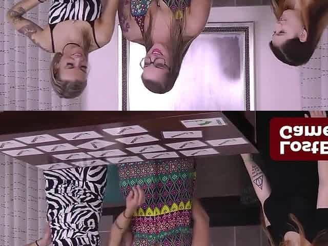 Her First Time Nude On Camera Ends In A Strip Memory Game