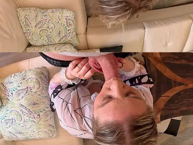 Wedding Day Practice with Stepmom in Lingerie