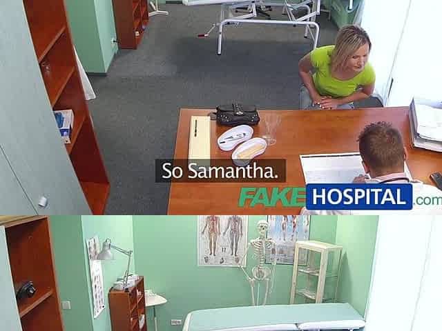 FakeHospital Breathtaking blond wishes doctor to prescribe his penis