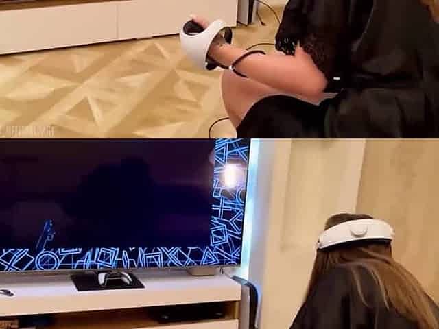 Fucking my steamy stepmom in virtual reality while she's naive - the greatest XXX porn!