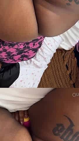 Perfect Hot Black Ass Bitch Masturbating with Sex Toy