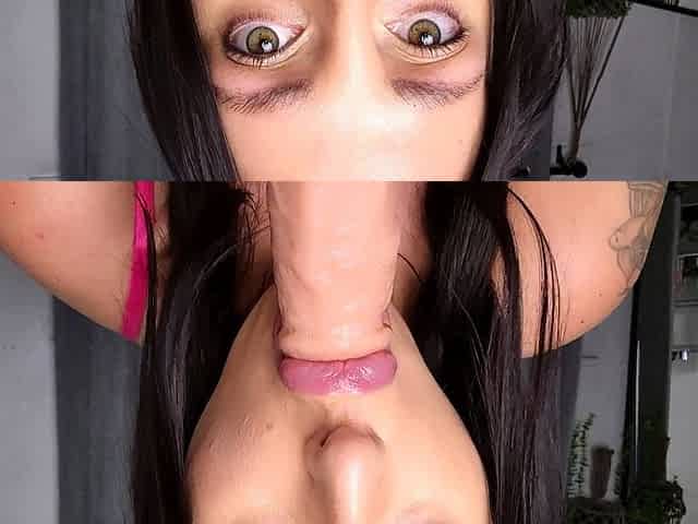 Live brunette camgirl toys masturbation orgasm on webcam