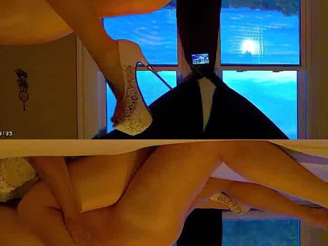 Red Head In Heels Up petticoat Missionary With a unfathomable Cream pie