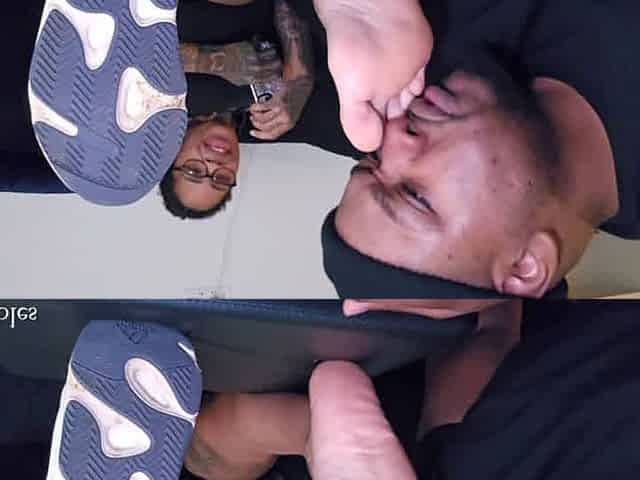 Ebony feet domination
