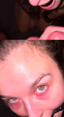 hardcore amateur blowjob and cumshot on the face