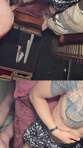 This Nymphomaniac BBW Woke up the Tenants of the Boarding House for a Threesome