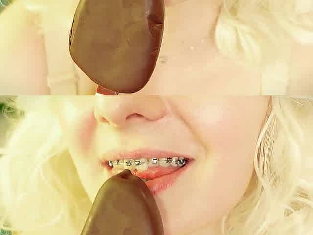 Braces Fetish: mukbang movie