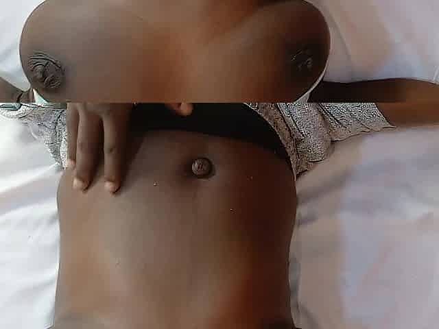 Afro teen students constricted vagina screwed by step bro