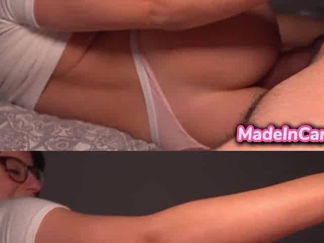 Anal nympho nerd angel with ideal butt