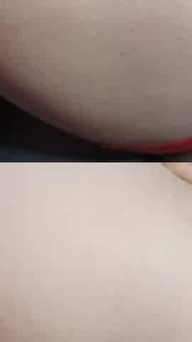 Cum dripping from housewife's wet pussy