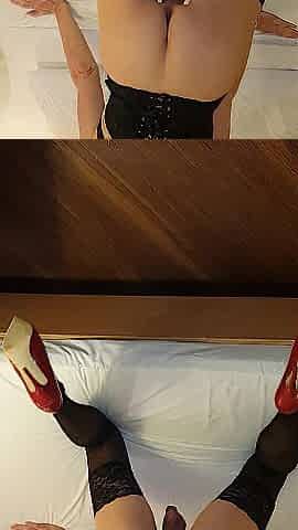 Sissy wanking and squirting cum