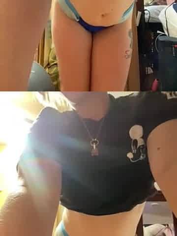 Short red head is horny and wants a cock in her ass and wet pussy